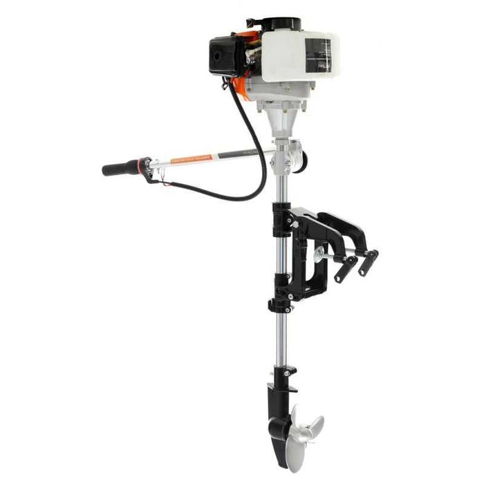 SILNIK zaburtowy spalinowy do łódki łodzi pontonu 2-SUWOWY 5.8KM KRAFT