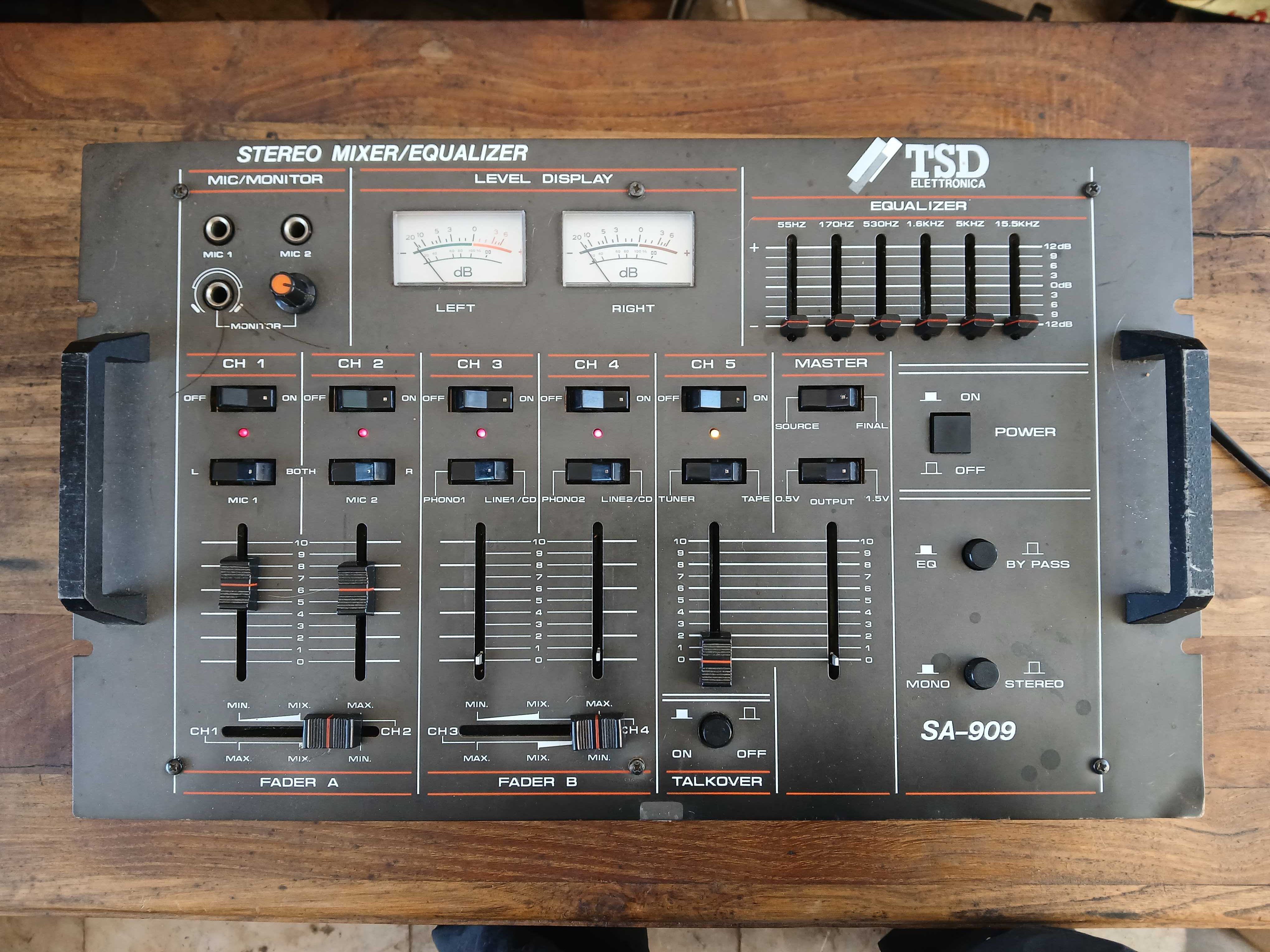 Mesa Mistura TSD 5 canais