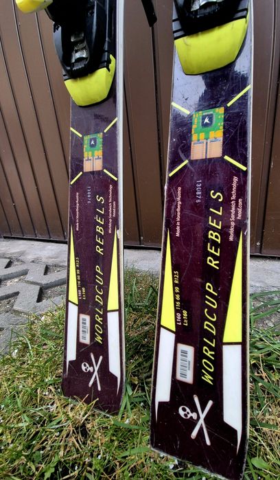 Narty HEAD Worldcup Rebels, dl 160cm, promien skrętu 12,5
