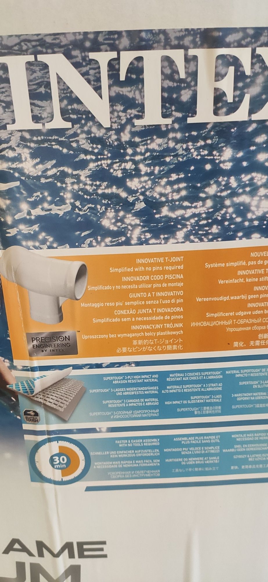 Piscina Intex 3,66m x 76cm com bomba e capa