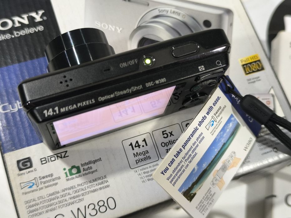 Sony Cyber-shot DSC-W380 | Como Nova | Bolsa, Cartão 16GB e Bateria No