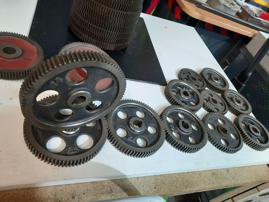 Carretes para torno mecânico módulo 1,5 e 1.25