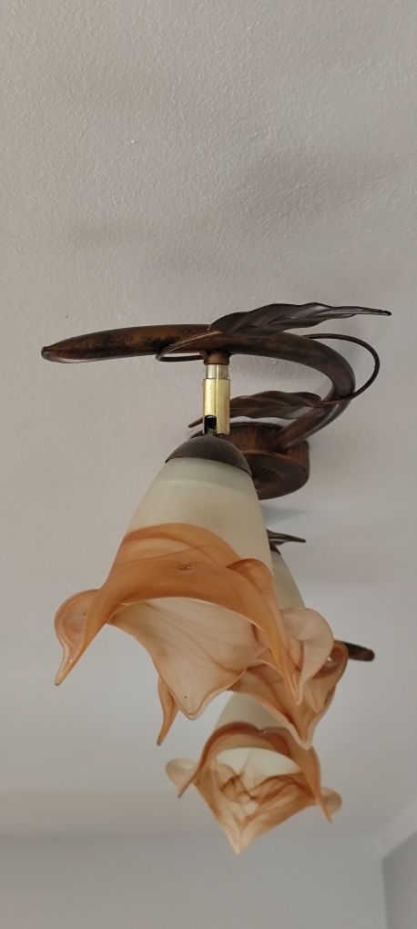 Lampa żyrandol klosze stan bdb