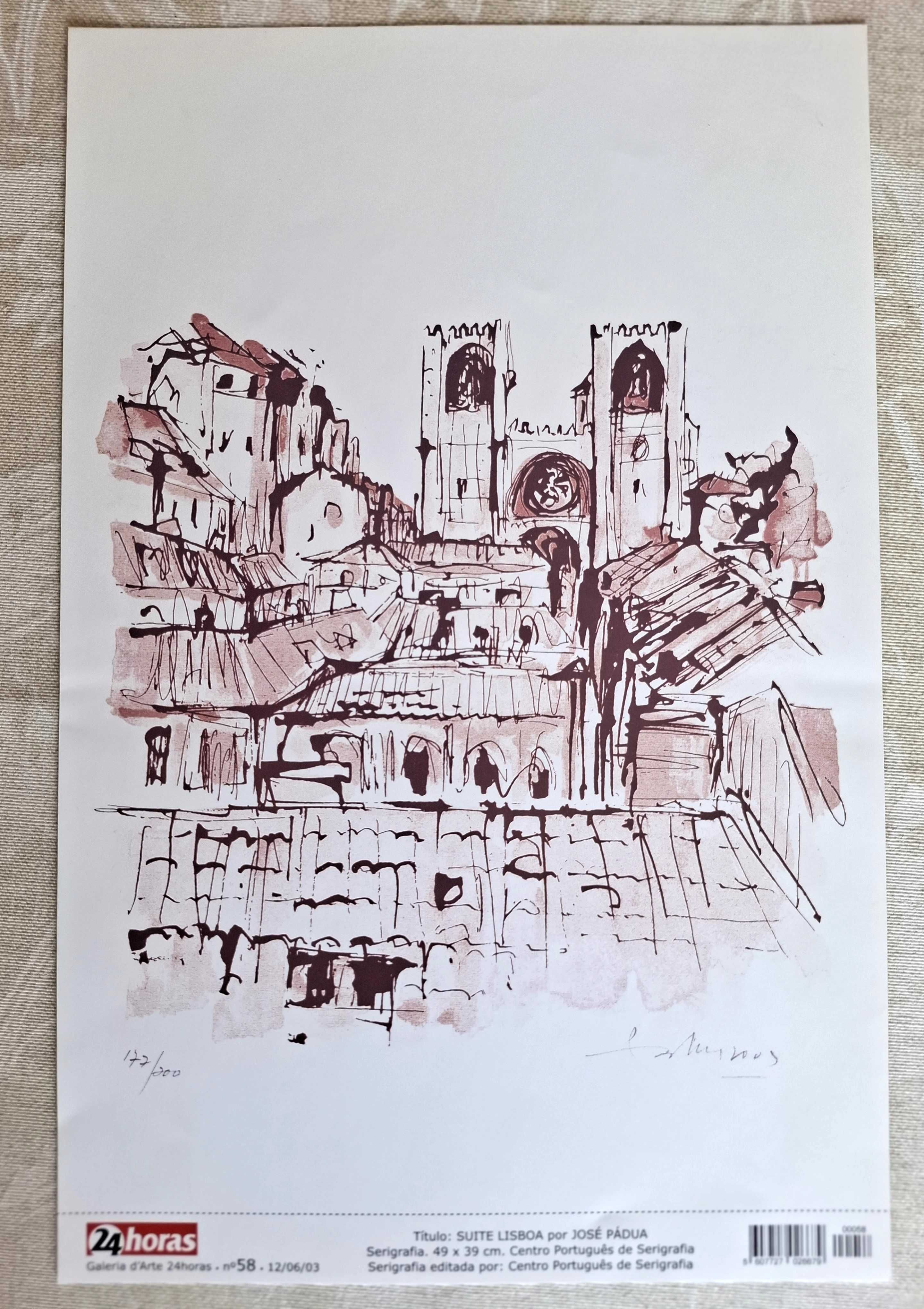 Serigrafias Lisboa _ Galeria D'Arte 24 Hrs  33x44 cm