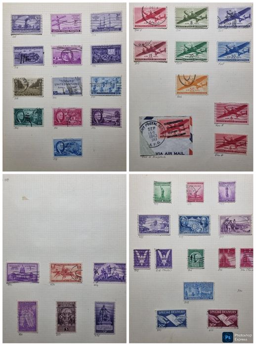 Znaczki pocztowe USA