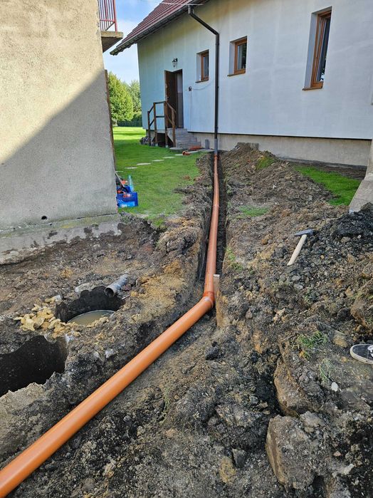 USŁUGI MINIKOPARKA Roboty ziemne Równanie Wykopy Utwardzanie podjazdu