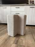 Pufa Siedzisko Podnóżek Cross Stool Fabric Pols Potten