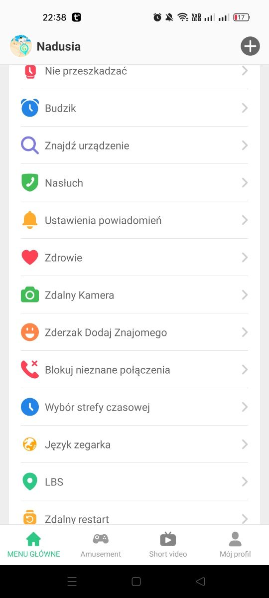 Zegarek Telefon dla dzieci GPS SIM Aplikacja