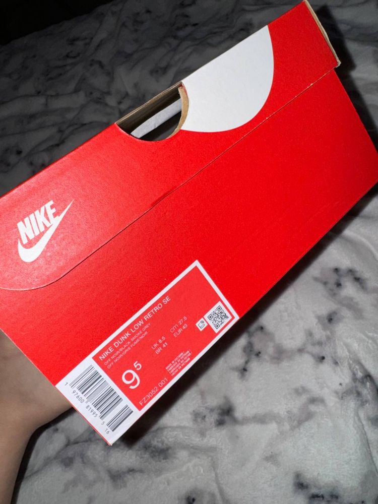 Кросівки Nike  Dunk Low Retro se off Noir