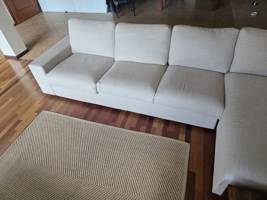 Sofa + szezlong z pojemnikiem na pościel Vimle Ikea