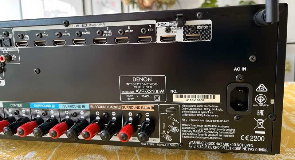 amplituner denon wifi bluetooth