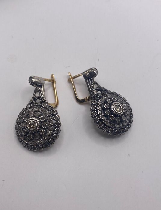 Brincos Diamante Natural 1.8ct de 1930