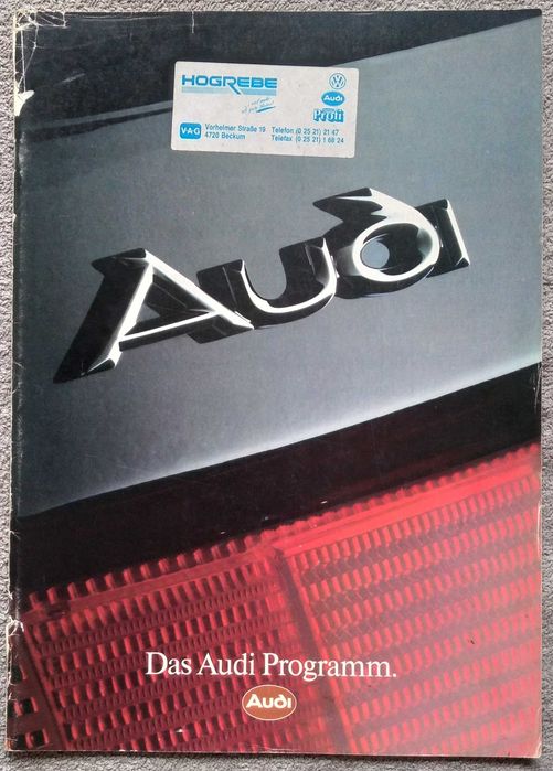Prospekt AUDI 1990