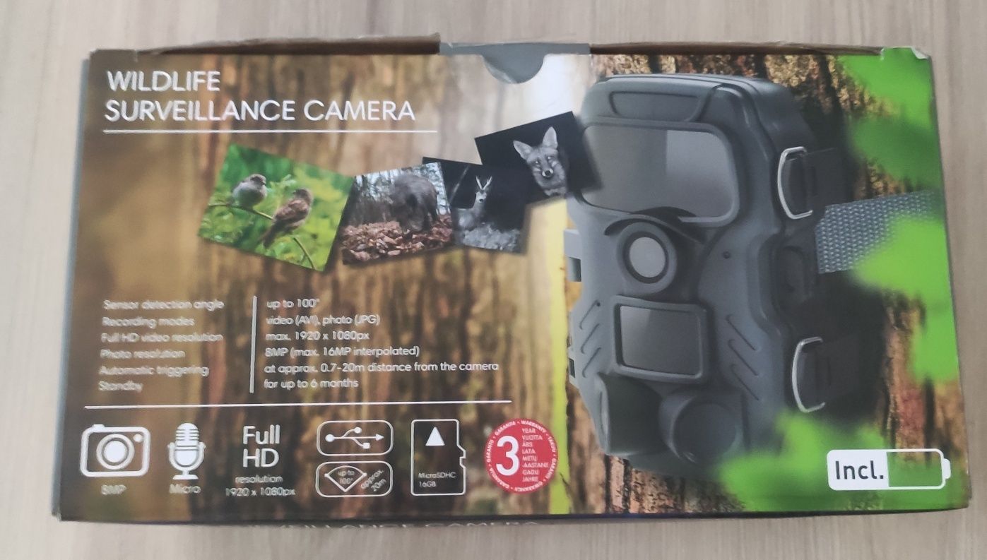 Kamera Fotopułapka Silvercrest Wildlife Surveliance Camera leśna NOWA