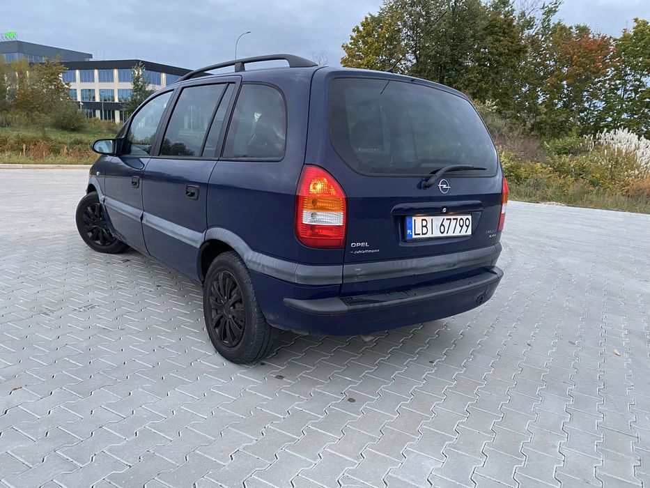 Opel Zafira 1.6 101KM  7-osobowy 2 letni gaz 2 własciciel