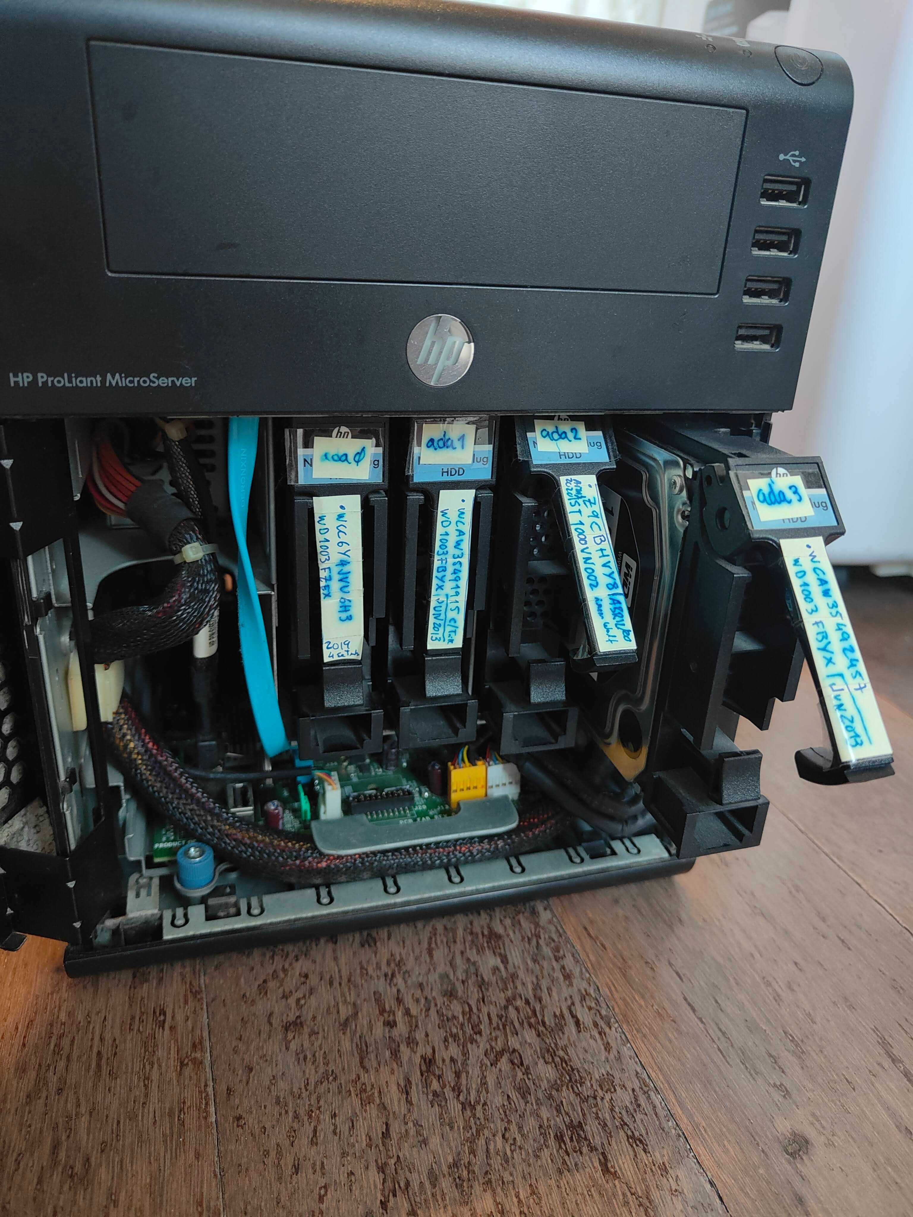 HP microserver N40L- impecável, super estimado! NAS