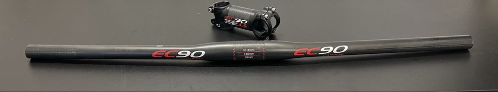 Zestaw mostek i kierownica EC-90 carbon