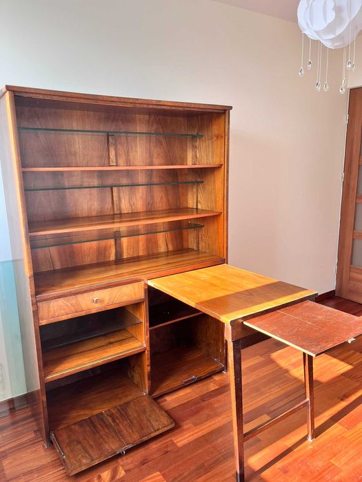 Biblioteczka z rozkładanym biurkiem VINTAGE