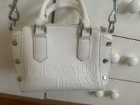 Torebeczka mała biala Trussardi Jeans
