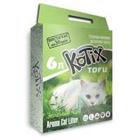 Наповнювач соєвий грудкувальний Kotix Tofu 6л для котячого туалету