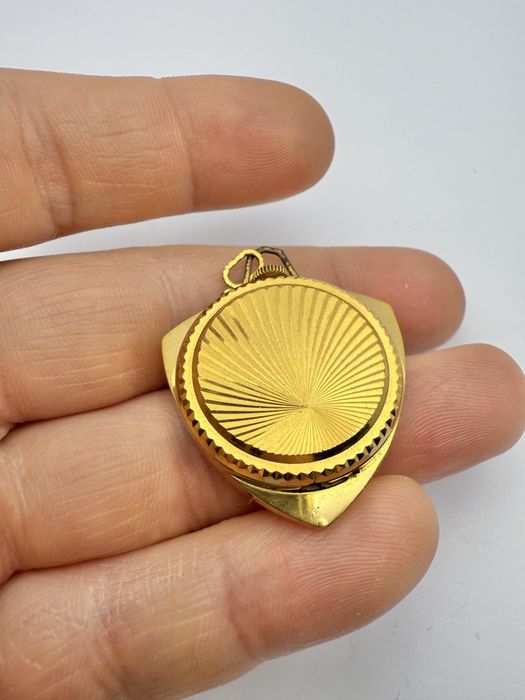 Złocony Zegarek  Wisiorek Zaria USSR