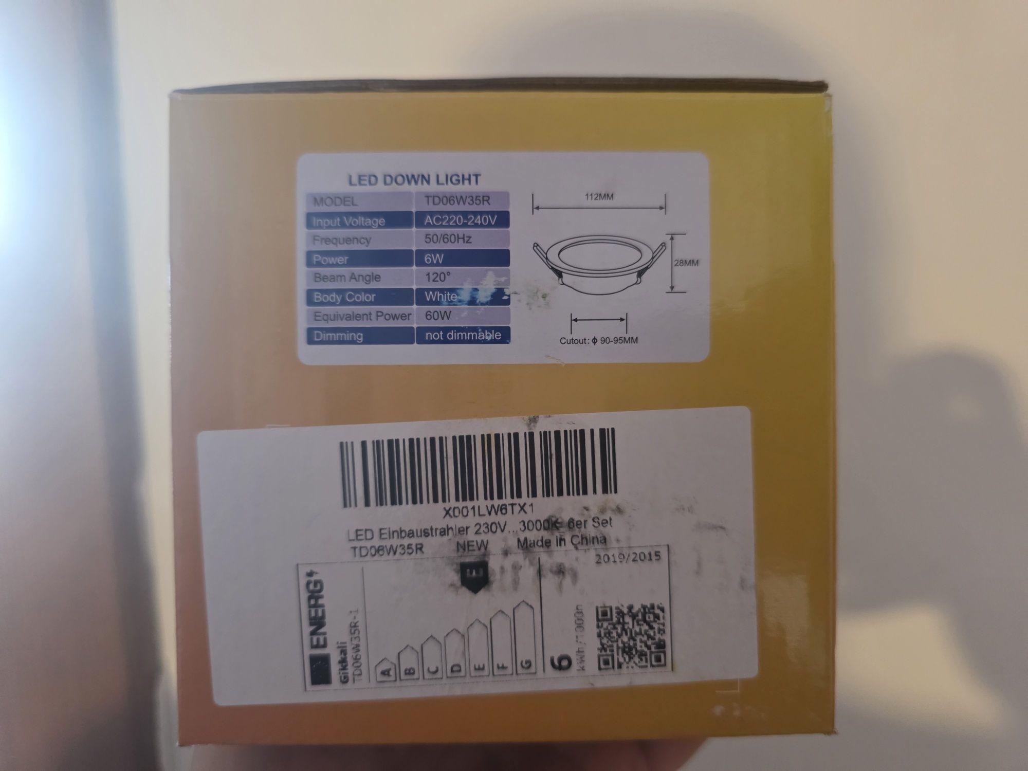 Gikkali Led Spotlight 6szt.