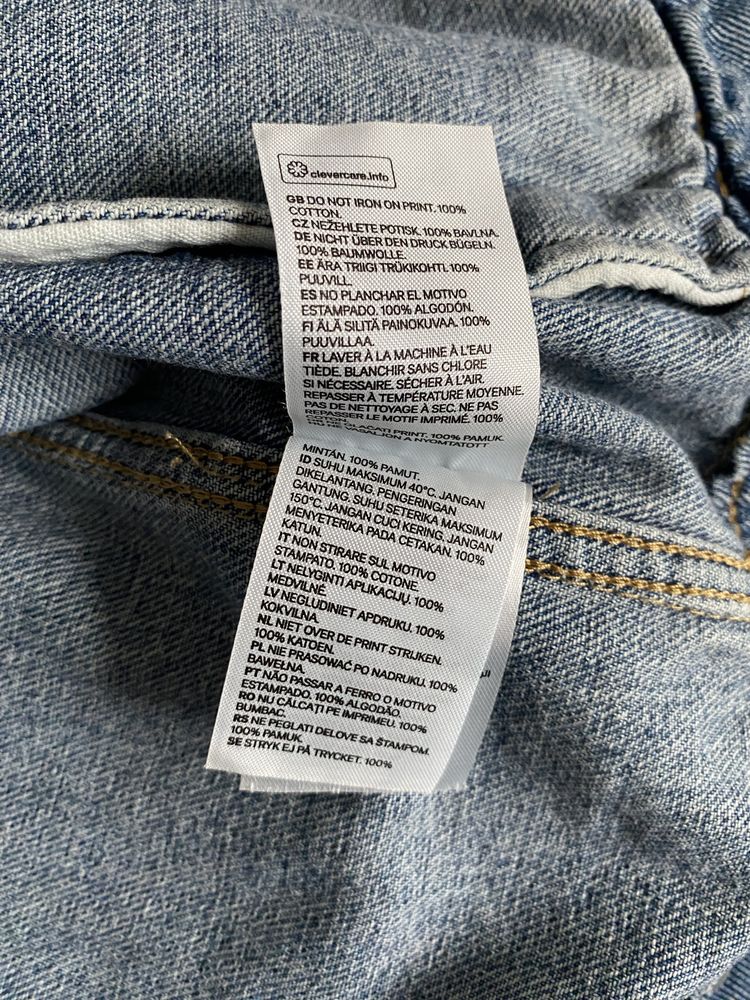 Kurtka jeansowa H&M katana Marvel denim vintage