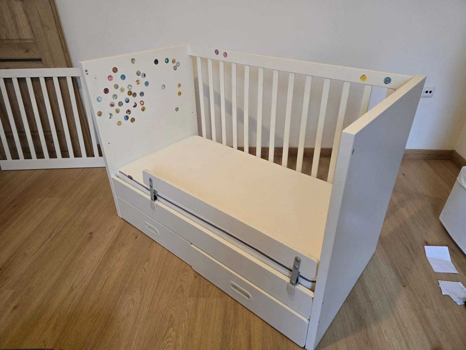 Łóżeczko niemowlęce z materacem 120x60cm