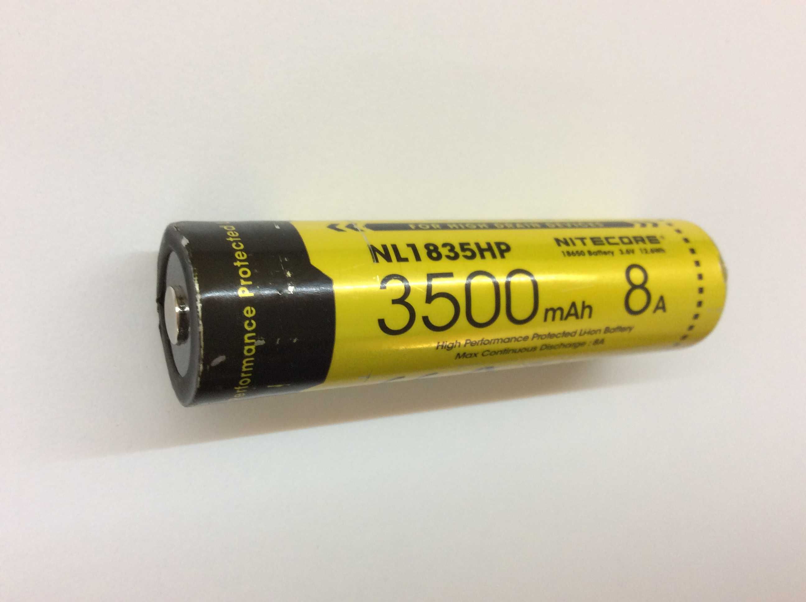 Аккумулятор 18650 Nitecore NL1835HP 3500mAh 8A