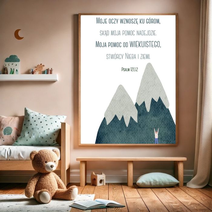 Plakat chrześcijański dla dzieci – format A4