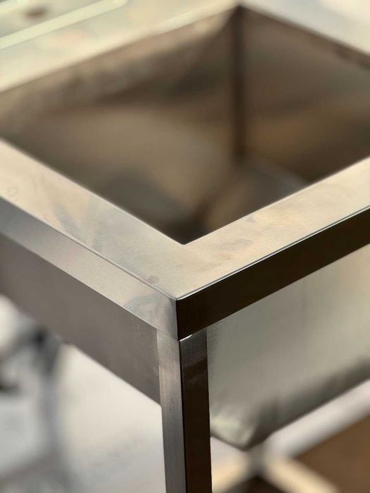 Мойка 600х600 глибина 300мм. Ванна мийна нержавійка.