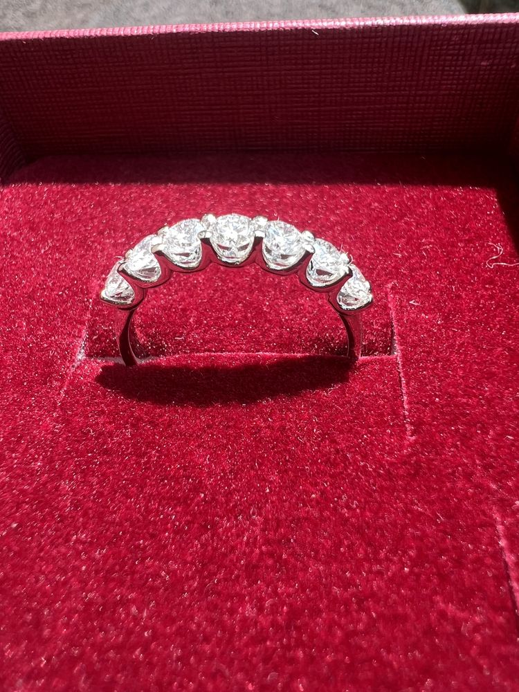 Золота каблучка з діамантами#кольцо с бриллиантами#дорожка tiffany#кюз