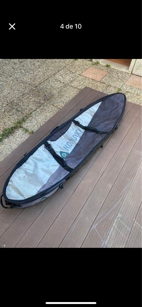 Capa viagem komunity 6’4 ate 3 pranchas surf