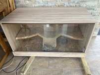 Terrarium dla agamy gekona żółwia 100x50x50