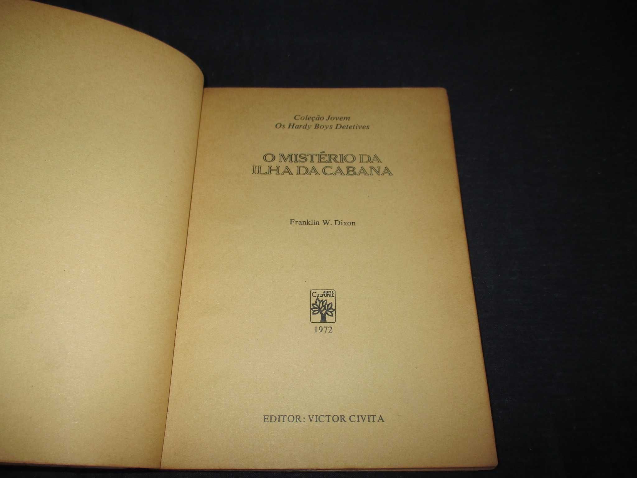 Livro O Mistério da Ilha da Cabana Os Hardy Boys