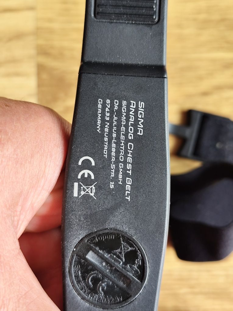 Zegarek sportowy z pulsometrem Sigma PC 15.11 używany sprawny