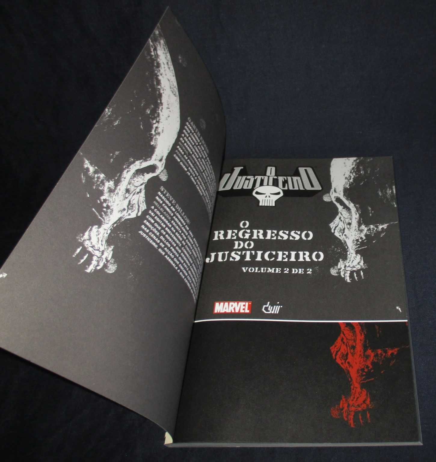 Livros BD O Regresso do Justiceiro 1 e 2 Devir Marvel