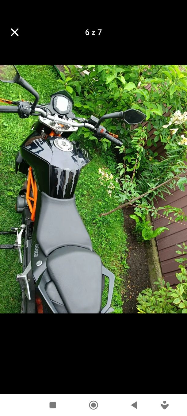 Motocykl KTM Duke 2014