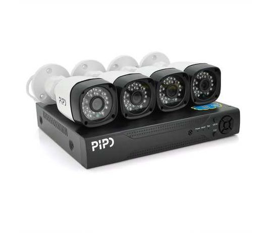 Комплект відеоспостереження Outdoor 015-4-2MP Pipo (4 вуличні камери)