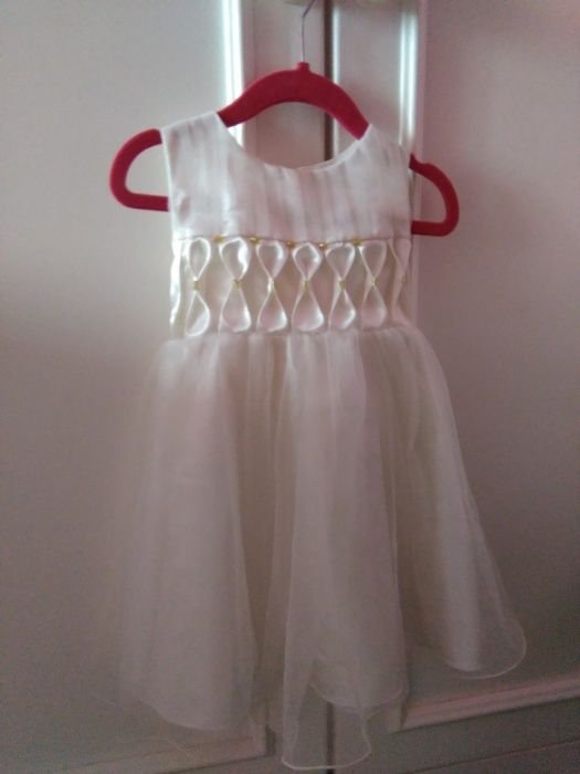 Sukienka wizytowa na roczek, chrzest, chrzciny, komunię  rozm. 80
