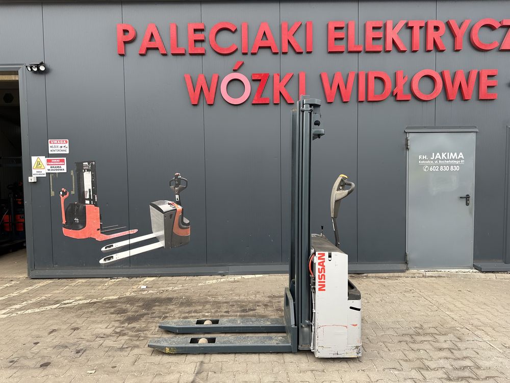 Paleciak elektryczny Nissan 320 cm 1250 kg sztaplarka