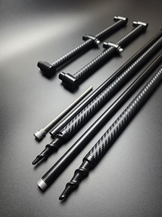 Zestaw 2 podpórki 2 x buzz bar Carbon Design Zfish wędkarskie