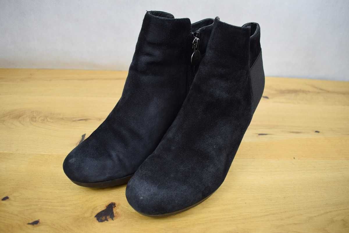 Geox Respira, Boots, botki skóra naturalna (39)