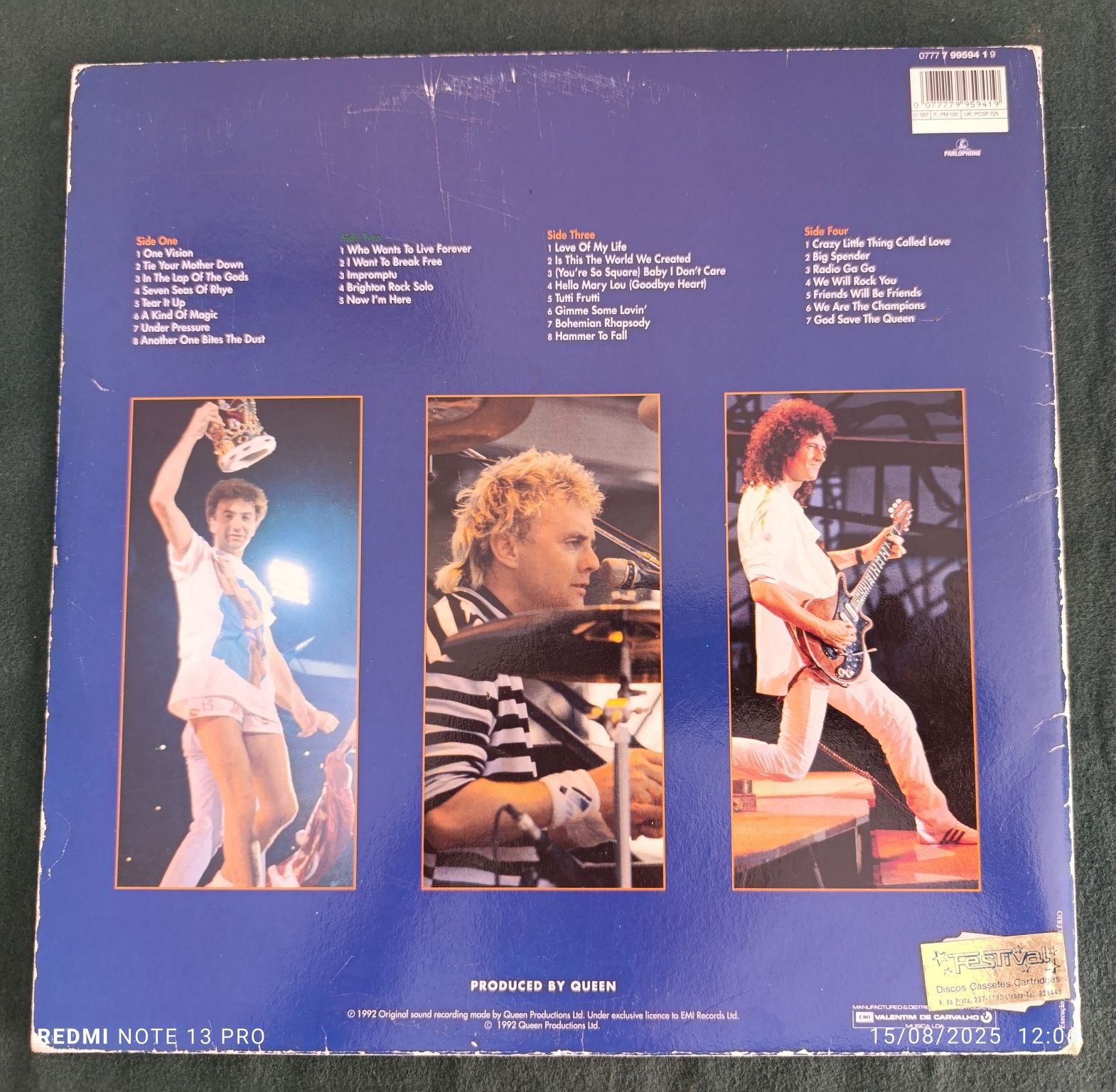 VENDIDO Quenn Live At Wembley 86