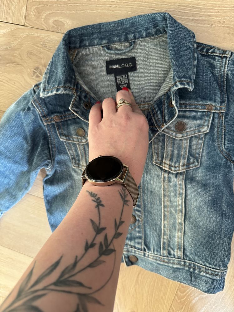 Katana jeansowa h&m rozm 92 dla chłopczyka kurtka