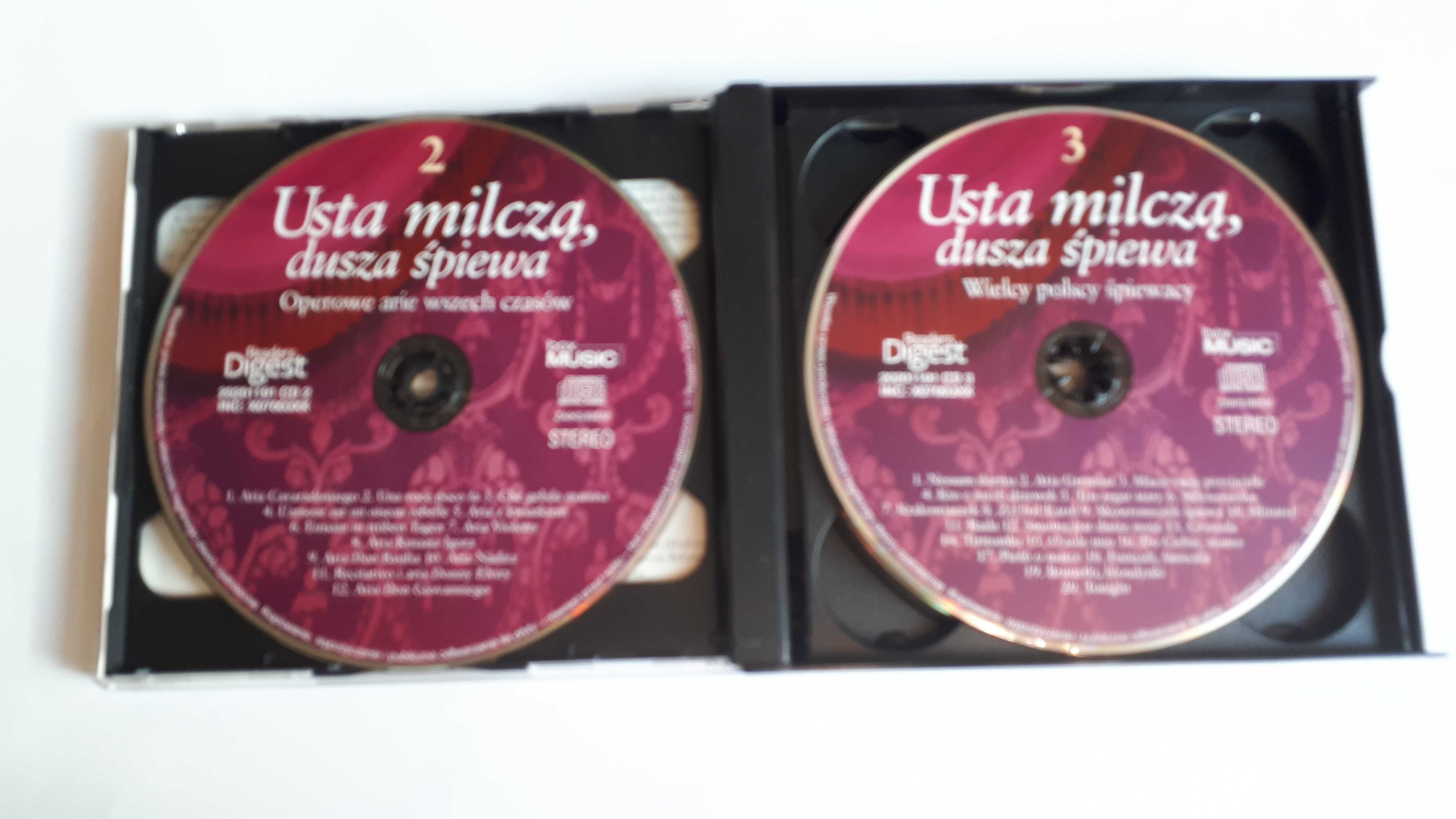 Album 5 CD Usta milczą dusza śpiewa. Przeboje opery i operetki.