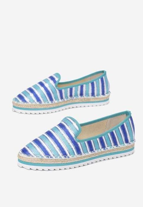 Эспадрильи голубые женские 36 размер