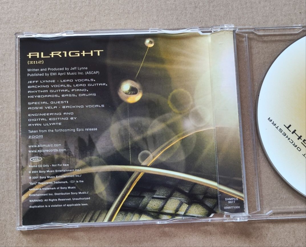 Electric Light Orchestra – Alright płyta CD singiel nowy