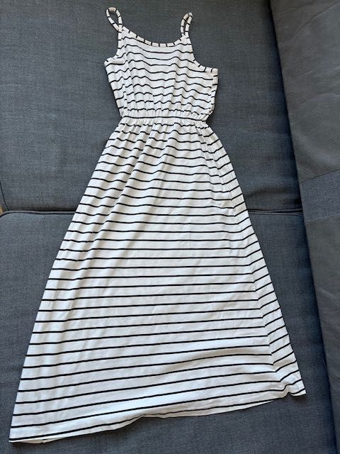 Elegancka bawełniana sukienka dla dziewczynki, 140