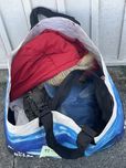 Saco de roupa 30L para menina 11-12 anos